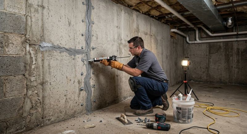 Basement Crack Repair in Bartow, FL