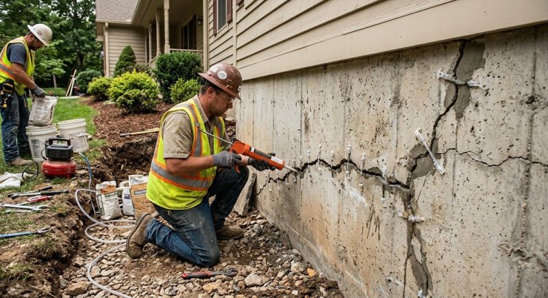 Cracked Foundation Repair in Bartow, FL