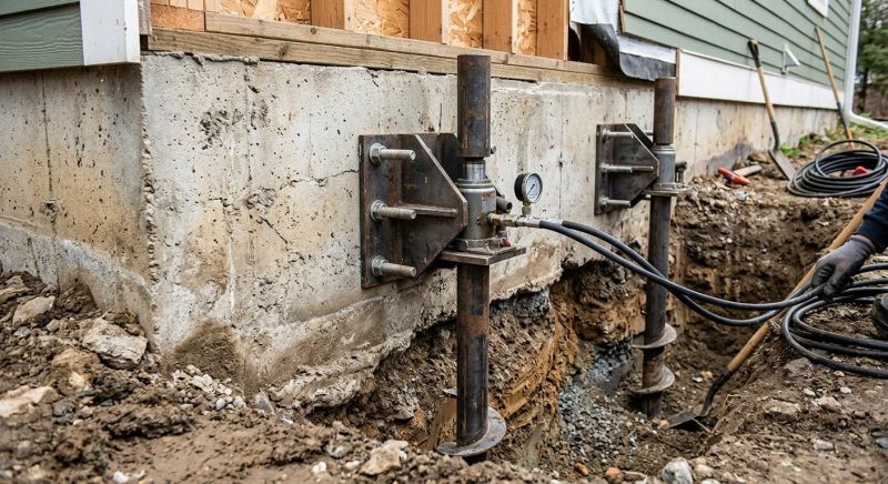 Foundation Pier Leveling in Bartow, FL