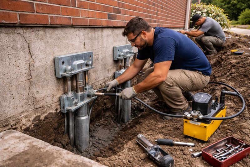 Foundation Pier Repair in Bartow, FL