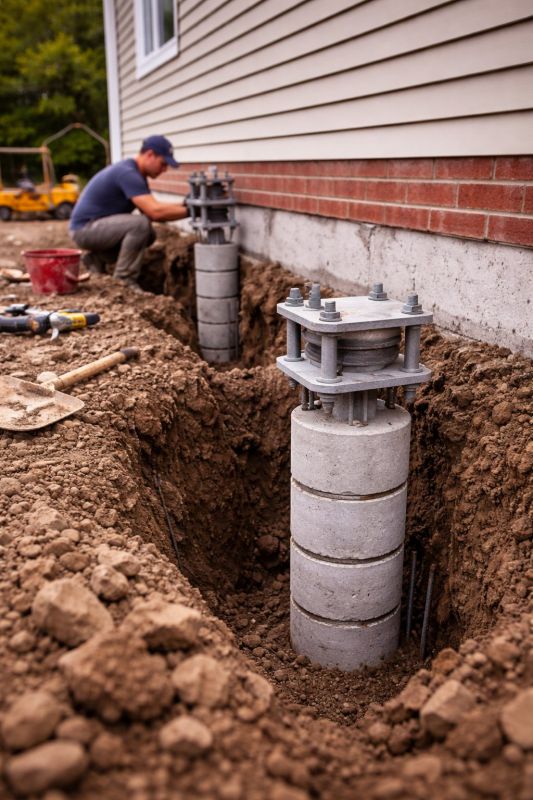 Helical Piers Installation in Bartow, FL