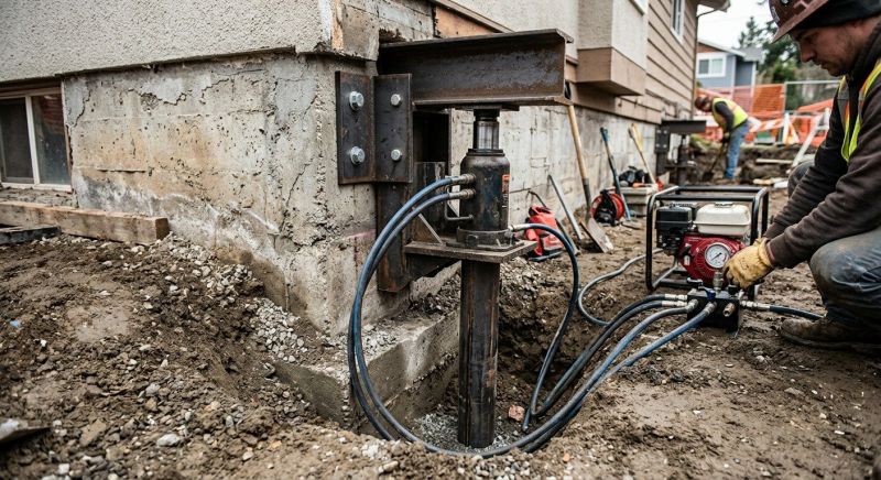 Sinking Foundation Lifting in Bartow, FL