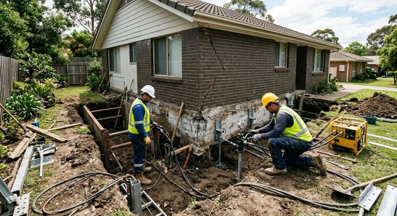 Sinking Foundation Repair in Kathleen, FL